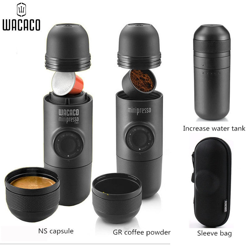 Mini coffee machine  capsule coffee machine coffee powder machine manual portable coffee machine pump coffee machine