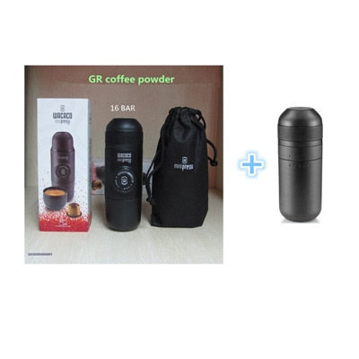 Mini coffee machine  capsule coffee machine coffee powder machine manual portable coffee machine pump coffee machine