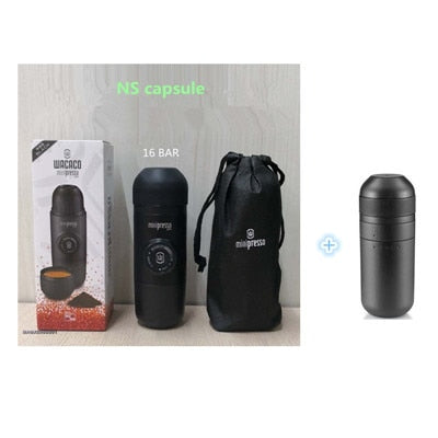 Mini coffee machine  capsule coffee machine coffee powder machine manual portable coffee machine pump coffee machine