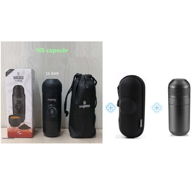 Mini coffee machine  capsule coffee machine coffee powder machine manual portable coffee machine pump coffee machine