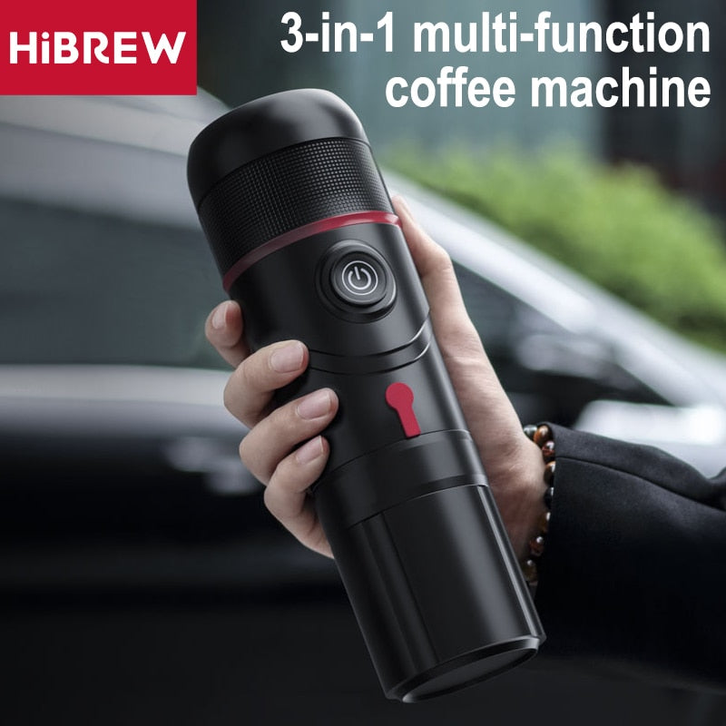 HiBREW 3 in 1 portable espresso machine  Capsule coffee maker Household Office Outgoing Coffee Machine Dolce gusto，Nestle