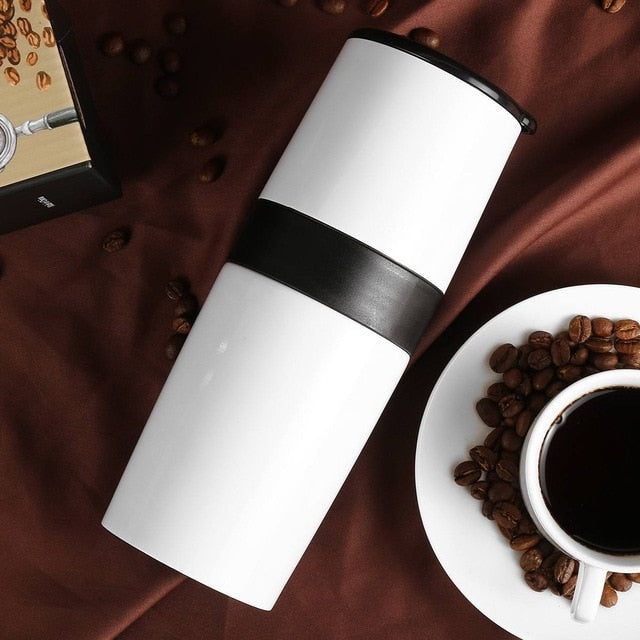 New4 In 1 Capsule & Ground Mini Espresso Portable Coffee Maker Hot And Cold Extraction Usb Electric Coffee Powder Making Machine