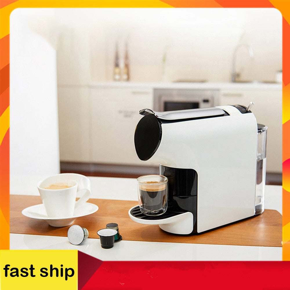 SCISHARE Smart Coffee Machine 9 Level Concentration Capsule Espresso Preset Compatible for kitchen high quality